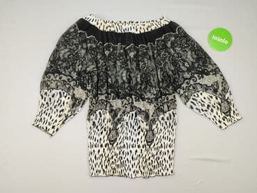 srebrne sukienki na imprezę: Women's blouse, size M (EU 38) — 2