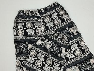 buty elephant: Damskie spodnie typu harem/boho z etnicznym wzorem w słonie - Kolor — 1