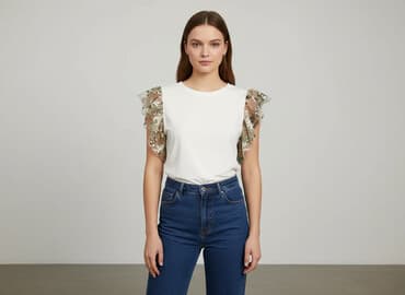 bluzka damska do spódnicy: Bluzka damska, rozmiar S — 1