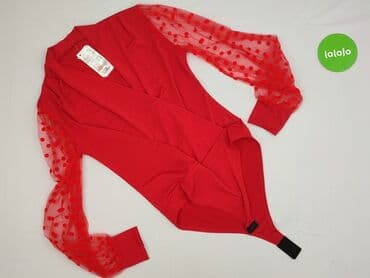 czerwone body koronkowe sinsay: Body damskie, rozmiar S — 2