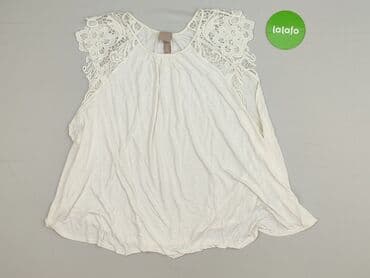 biała bluza damska hm: H&M, Bluzka damska, rozmiar 3XL — 2