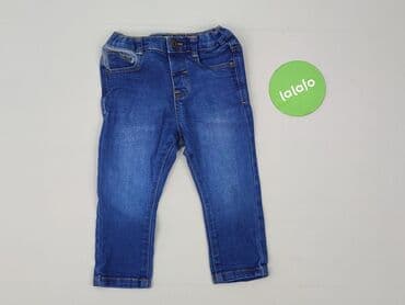czarne spodnie goodies: Spodnie jeansowe, Mango, 9-12 miesięcy, stan - Idealny — 2