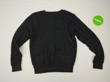 sweter piórkowy na drutach: Sweter damski, rozmiar S — 3