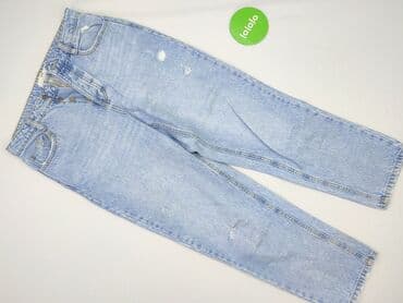 stradivarius spodnie w paski: Jeansy damskie, rozmiar M — 2