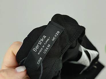 pull bear jeansy damskie: Bershka, Spodnie materiałowe damskie, rozmiar M — 4