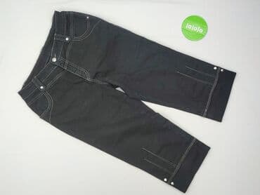 legginsy woskowane push up: Spodnie 3/4 damskie, S — 2