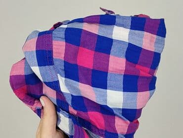 koszulka z dynia: Сорочка 5-6 р., стан - Дуже гарний, візерунок - Клітинка, колір - Синій — 6