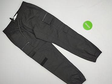 kosz: Męskie spodnie cargo Bershka - Kolor: czarny - Krój: jogger/cargo — 2