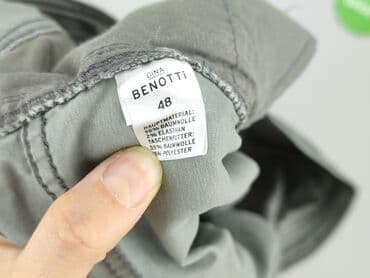 czarne jeansy lee damskie: Gina Benotti, Material trousers for women, size 4XL (EU 48) — 6