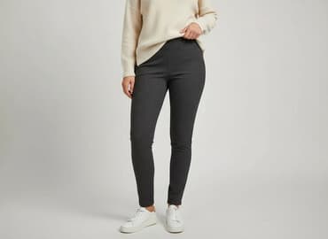 rajstopy w kratę: Legginsy Eleganckie damskie, rozmiar M — 6