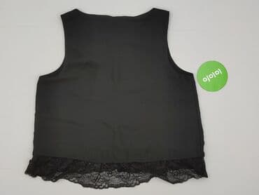 czarne body z długim rękawem zara: Zara, Top damski, rozmiar L — 3