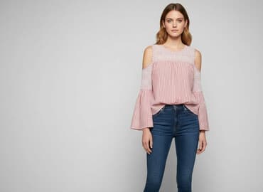 bluzki i koszule damskie michael michael kors: MICHAEL Michael Kors, Bluzka damska, rozmiar L — 1