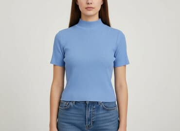 bluzka w paski pepco: PULL&BEAR, Bluzka damska, rozmiar S — 8