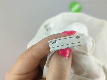 białe lniane spodnie zara: Spodnie materiałowe damskie, rozmiar S — 5