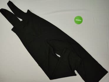 czarne jeansy bershka: Bershka, Ogrodniczki damskie, rozmiar S — 2