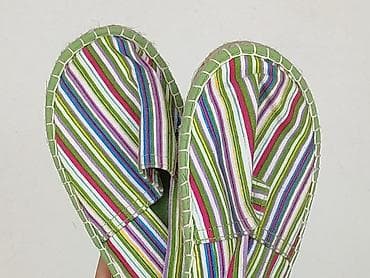 sprandi pandy: Damskie espadryle w paski, rozmiar 36 - Model: wsuwane espadryle - — 5
