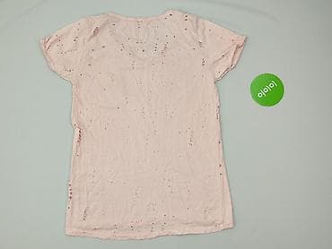 distressed t shirty: T-shirt damski, rozmiar S — 3