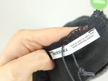 czarne bluzki z siateczki bershka: Bershka, Bluzka damska, rozmiar M — 4