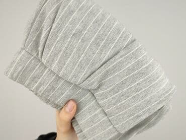 szare szerokie jeansy: Spodnie damskie, rozmiar S — 4