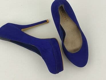 srebrne buty na obcasie ccc: Półbuty damskie, rozmiar 40 — 1