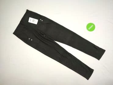czarne legginsy z wysokim stanem push up: Legginsy Eleganckie damskie, rozmiar S — 2