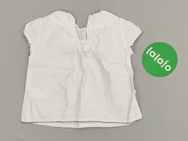 różowa koszulka niemiec: Blouse, H&M, 6-9 months, condition - Very good — 3