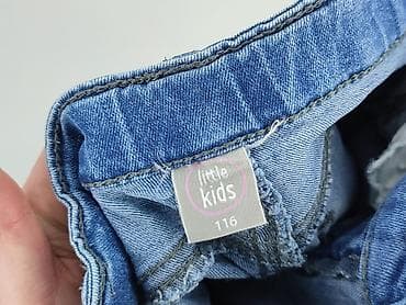 babababie spodnice: Spodnie jeansowe, Little kids, 5-6 lat, 116, stan - Bardzo dobry — 4
