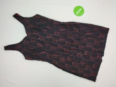 czerwona sukienka w czarne kropki: PLUS, Sukienka damska, L — 2