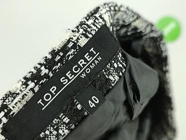 spódnice basic czarne: Top Secret, Spódnica damska, rozmiar L — 4