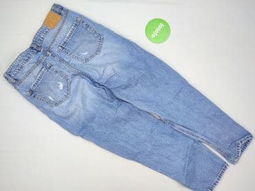 jeansy plus size wysoki stan: Stradivarius, Jeansy damskie, M — 3