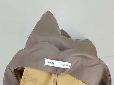 sinsay spodnie z eko skóry: Spodnie materiałowe damskie, rozmiar 2XS — 5