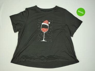 koszula 5xl: Shein Curve, T-shirt damski, 4XL — 2