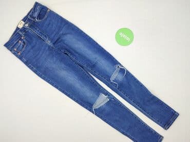 srebrne legginsy: Jeansy damskie, XS — 2