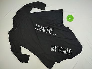 oversized t shirty mockup: Elisa Immagine, Tunika damska, rozmiar L — 2