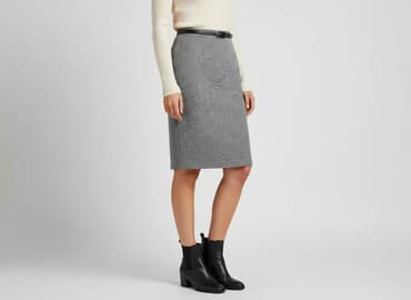 plisowane spódnice szara: Spódnica damska, rozmiar S — 5