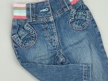 джинсова куртка: Denim pants, George, 9-12 months, condition - Very good — 1