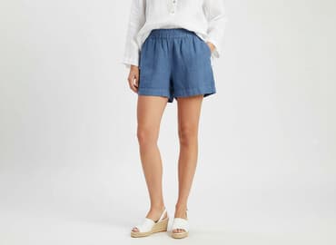 spodenki muślinowe damskie: Dunnes Stores, Szorty damskie, rozmiar S — 6