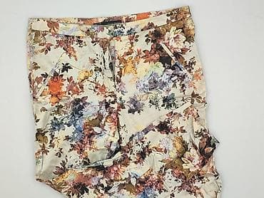 pull and bear biale spodnie: Zara, Spodnie materiałowe damskie, rozmiar L — 1