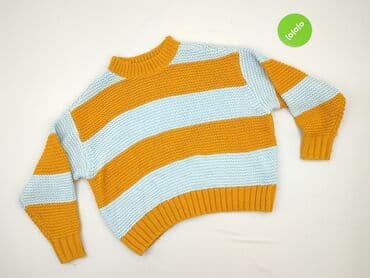 sweter w paski h: Pieces, Sweter damski, rozmiar L — 2