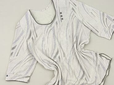 biała bluzka z haftem góralskim: Bluzka damska, rozmiar L — 2