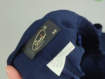 spodnie push up: Spodnie materiałowe damskie, rozmiar 4XL — 4