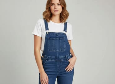 sukienka jeansowa pepco: Esmara, Ogrodniczki damskie, rozmiar M — 6