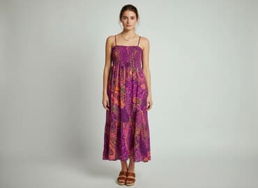 sukienka boho na wesele plus size: Hippie, Sukienka damska, rozmiar S — 5