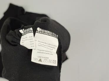 czarna sukienka dzianinowa z golfem: Sukienka damska, rozmiar M — 4