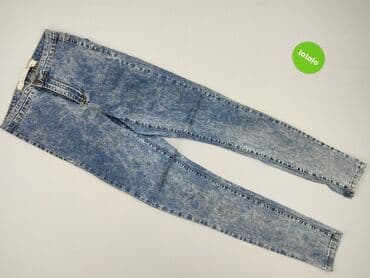 biale szerokie jeansy: Denim Co, Jeansy damskie, rozmiar S — 2