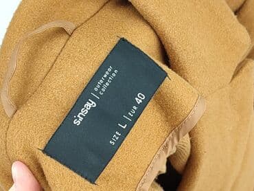 kurtki zimowe damskie wyprzedaż sinsay: Sinsay, Płaszcz damski, rozmiar L — 6