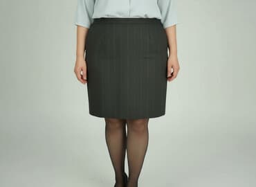 długie spódnice w pionowe paski: Spódnica damska, rozmiar 5XL — 5