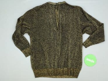 sweter z dekoltem v: Sweter damski, M — 3