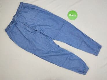 joggery damskie denim: Spodnie materiałowe damskie, rozmiar M — 3