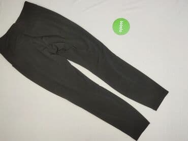 czarne spodnie jogger damskie: Spodnie materiałowe damskie, rozmiar S — 3